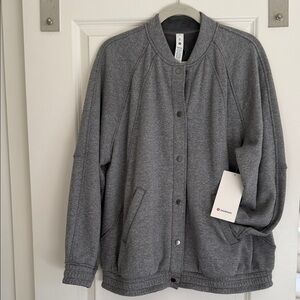Lululemon Scuba Oversized Plush Varsity Jacket